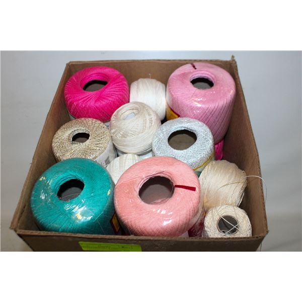 20 ROLLS CROCHET & DMC