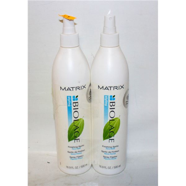 (2) MATRIX BIOLAGES STYLING FINISHING SPRITZ