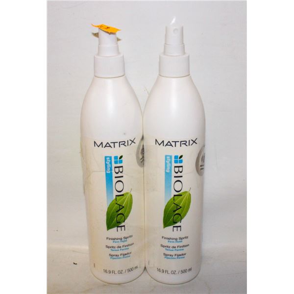 (2) MATRIX BIOLAGES STYLING FINISHING SPRITZ