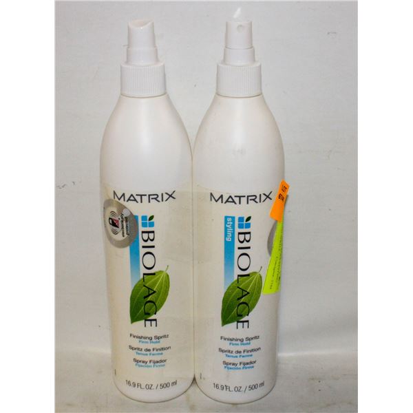 (2) MATRIX BIOLAGES STYLING FINISHING SPRITZ