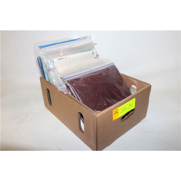 OVER 20 BAGS NEEDLE POINT LINEN & MORE