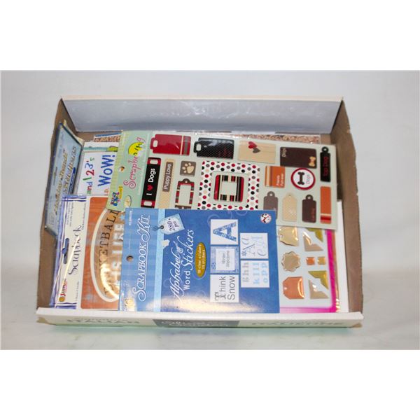27 PACKAGES SCRAPBOOKING STICKERS