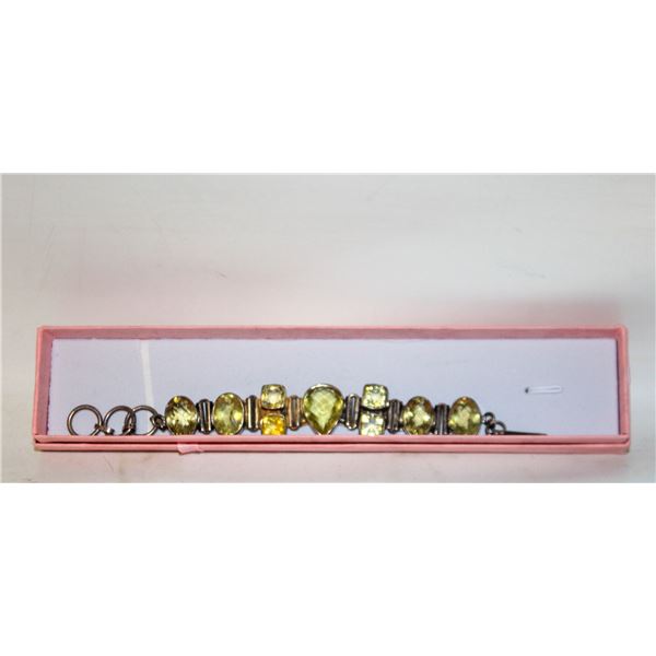 ESTATE CITRINE BRACELET IN BOX-ESTATE