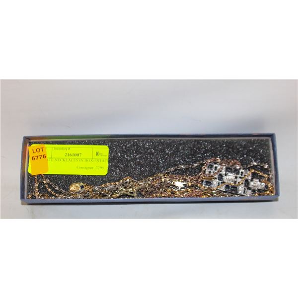 ESTATE NECKLACES IN BOX-ESTATE