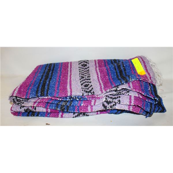 VINTAGE WEAVED NAVAJO BLANKET/RUG-ESTATE