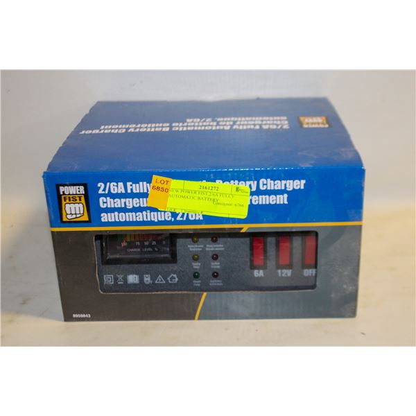 NEW POWER FIST 2/6A FULLY AUTOMATIC BATTERY