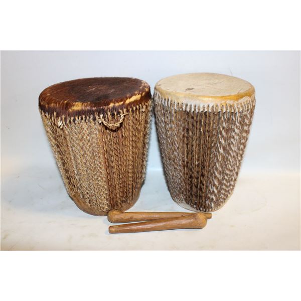 ESTATE VINTAGE HIDE SKIN DRUMS TOGETHER-ESTATE