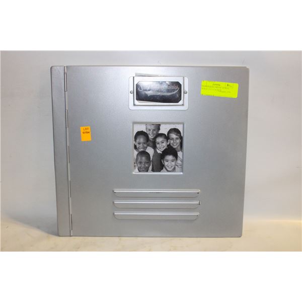 SCRAPBOOKING METAL SCHOOL LOCKER 12 X 12 ALBUM