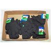 Image 1 : 12 NEW PAIRS OF BLACK COTTON GLOVES