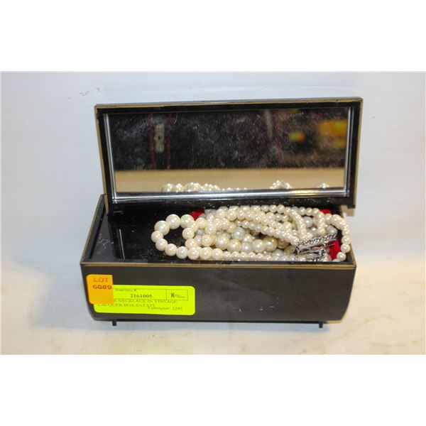 ESTATE NECKLACE IN VINTAGE LACQUER BOX-ESTATE