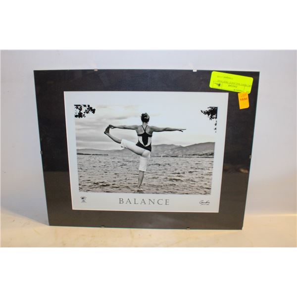 ART PRINT 'BALANCE' TREE POSE