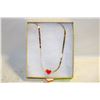 Image 1 : NEW HEART ENAMEL AND RHINESTONE FILLED