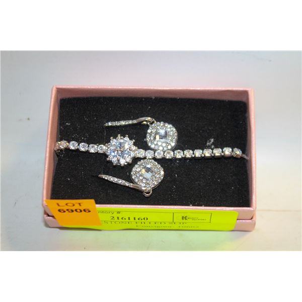 NEW RHINESTONE FILLED SLIP BRACELET