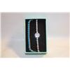 Image 1 : 2 NEW BRACELETS TENNIS BLUE RHINESTONES