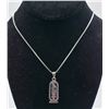 Image 2 : STER SILV EGYPTIAN CARTOUCHE PENDANT- 3.47 G'S