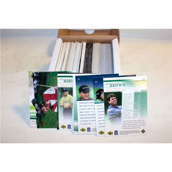 100 COUNT BOX WITH VARIETY  NBA & GOLF CARDS