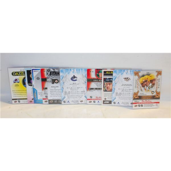 10X LOT HOCKEY CARD REFRACTORS DAZZLERS