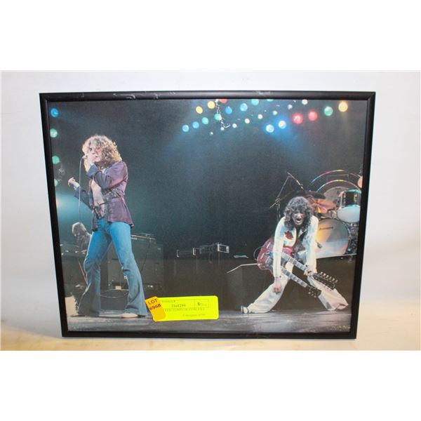 FRAMED LED ZEPPELIN CONCERT PHOTO