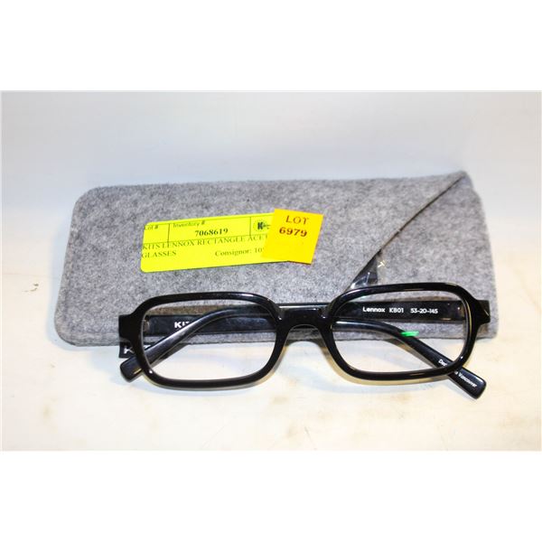KITS LENNOX RECTANGLE ACETATE GLASSES