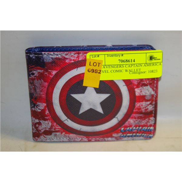 NEW AVENGERS CAPTAIN AMERICA MARVEL COMIC WALLET