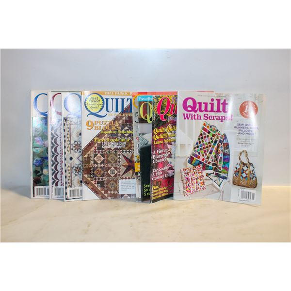 10 QUILTING MAGAZINES WITH PATTERNS