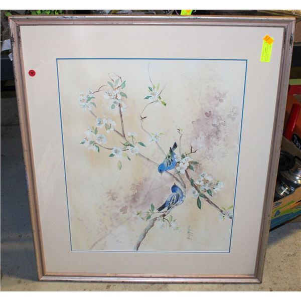 ARTIST SIGNED FRAMED WATER COLOUR OF