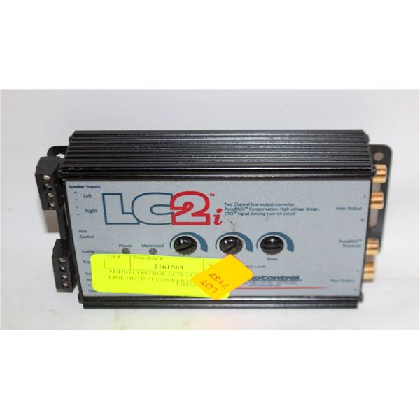 AUDIO CONTROL LC2I 2 CHANEL LINE OUTPUT CONVERTOR