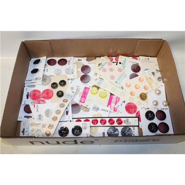 NEW BUTTONS LOT, ASSORTED SIZES