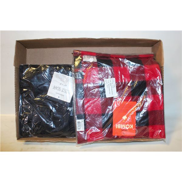 NEW 7 PKGS OF ADULT SCARFS & NECK