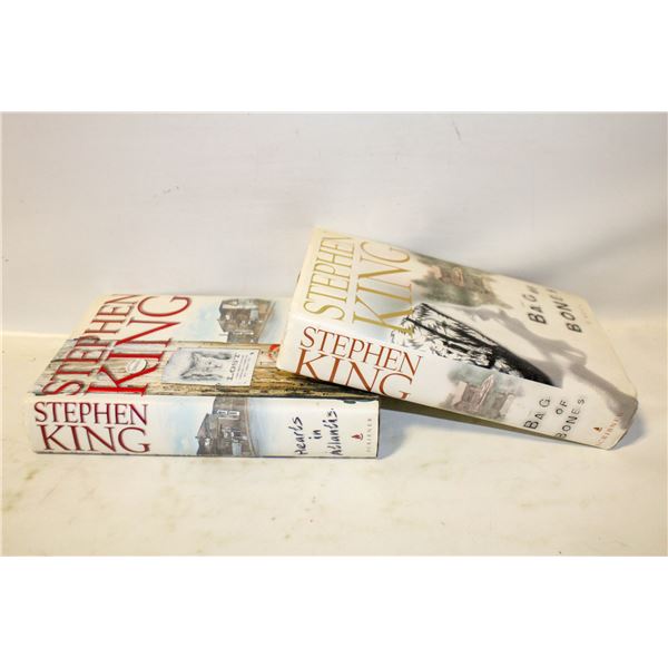 PAIR OF HARD COVER STEPHEN KING NOVELS