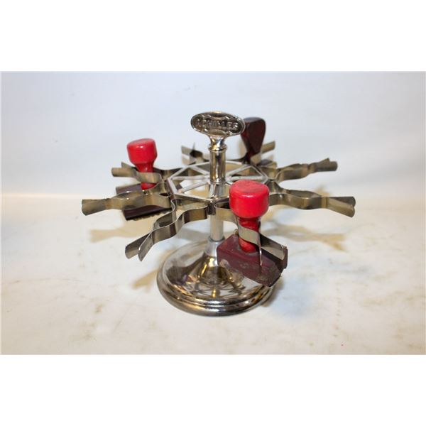 VINTAGE RUBBER STAMPS ON CAROUSEL