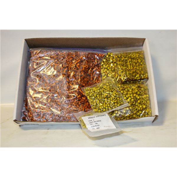 YELLOW & ORANGE AIRCRAFT FASTENERS