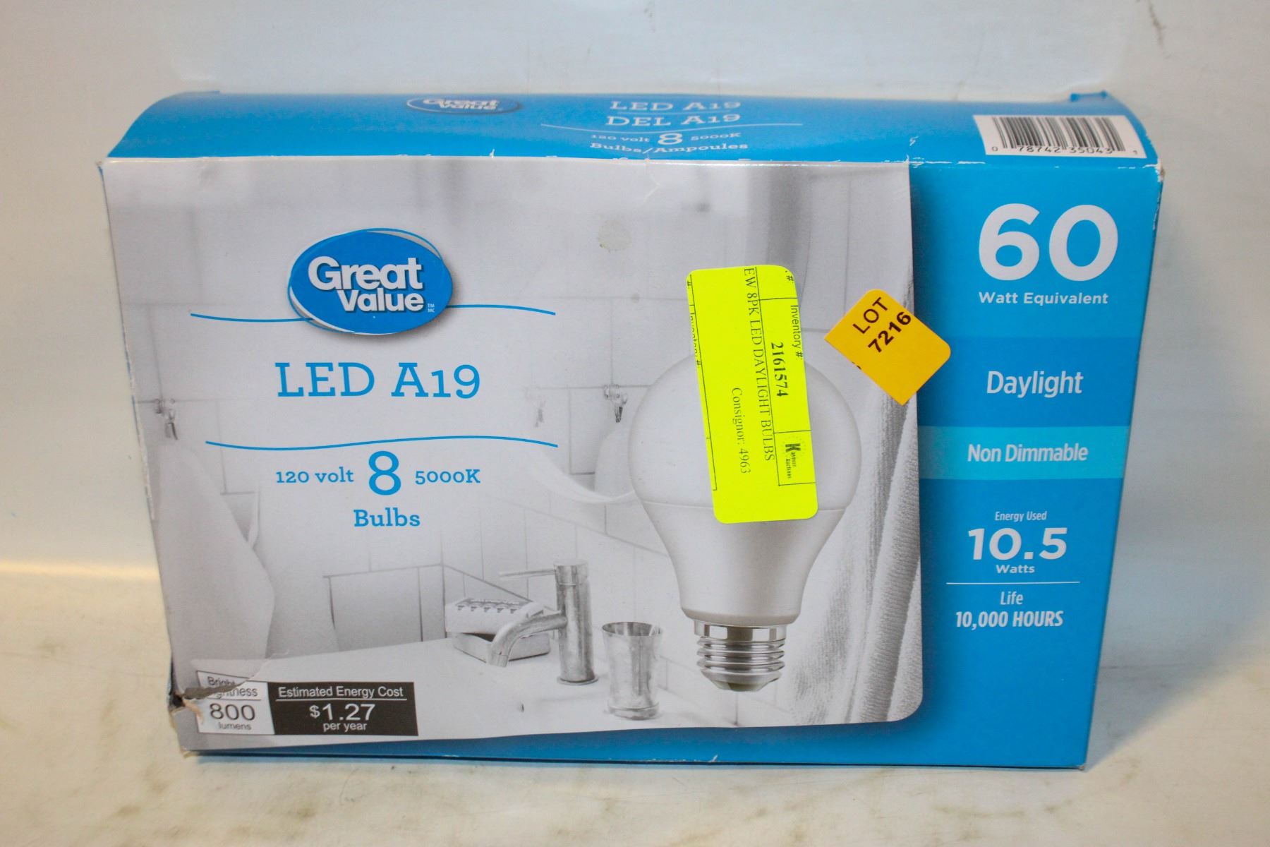 Led 8 Pack NEW 8PK LED DAYLIGHT BULBS