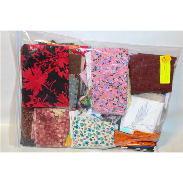 COTTON FABRIC SMALL PIECES FOR SEWING &