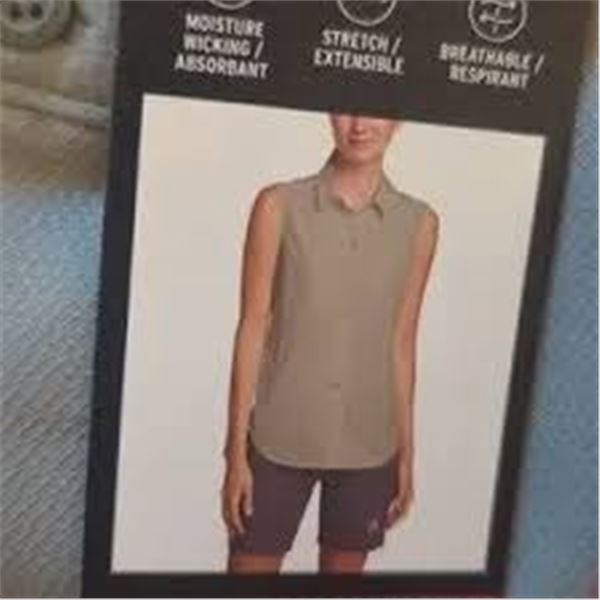 NEW EDDIE BAUER SLEEVELESS TECH SHIRT XL