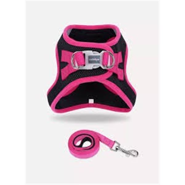 NEW RABBITGOO DOG HARNESS PINK SMALL