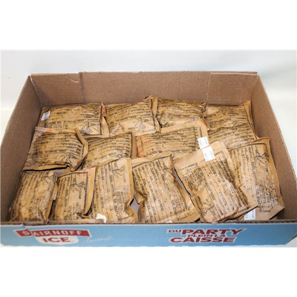 FLAT OF FASTENERS APPROX 1400 TOTAL IN 14 BAGS