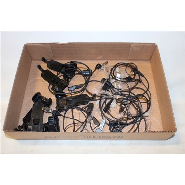 2 WAY RADIO ACOUSTIC TUBE SURVEILLANCE EARPIECES