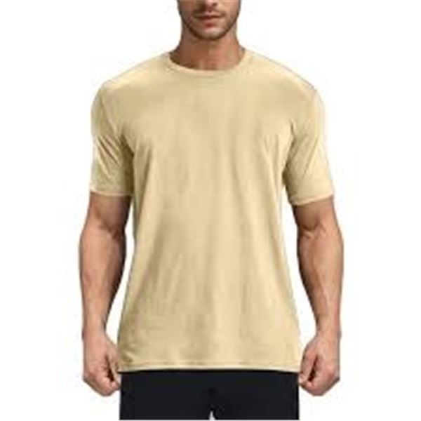 NEW RUSSELL ATHLETICS LARGE TAN SHIRT