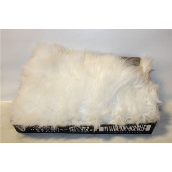 SHEEPSKIN RUG, 3 FEET LENGTH