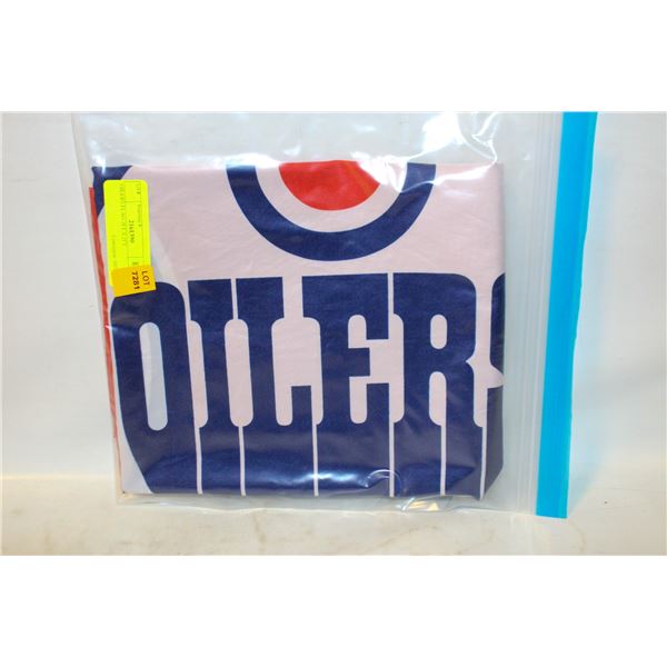 OILERS FLAG 3FT X 2FT
