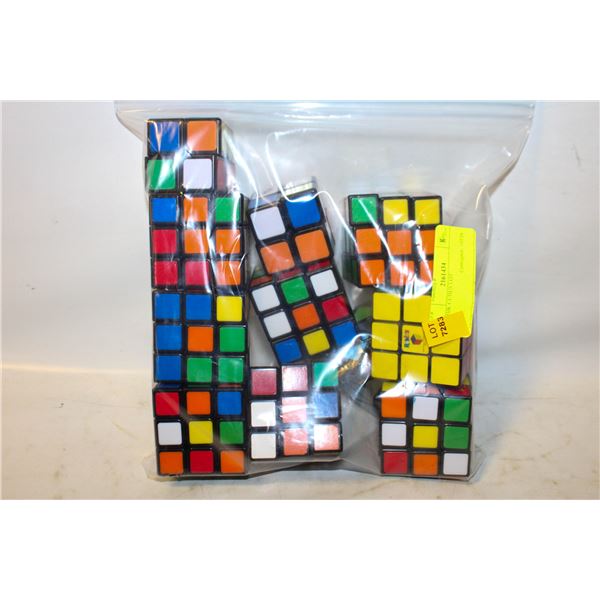 RUBIK CUBES LOT