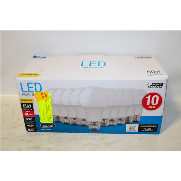 NEW 10PK LED BULBS DAYLIGHT