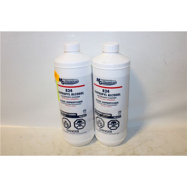 2 X 945ML BOTTLES ISOPROPYL ALCOHOL 99%