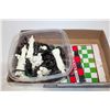 Image 1 : VINTAGE GAME CERAMIC CHESS COMPLETE