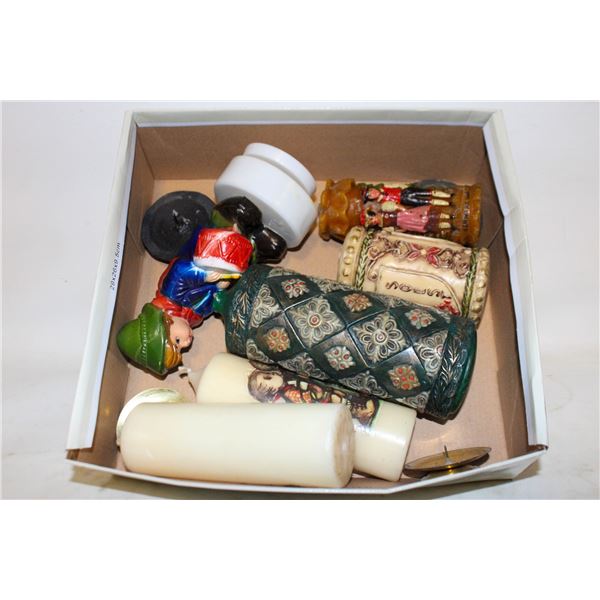 REALLY OLD THICK CANDLES SOME GERMAN WITH