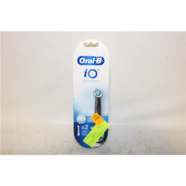 2X 2 PACKS OF ORAL B IO REPLACEMENT BRUSH HEADS