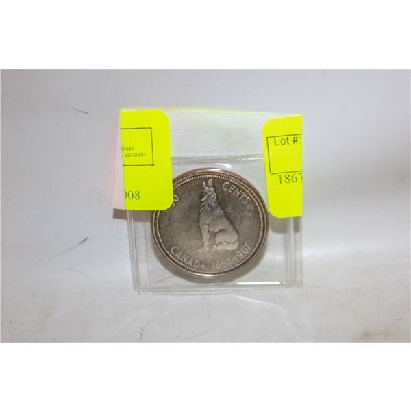 1867-1967 50 CENT COIN