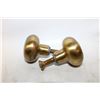 Image 1 : ANTIQUE BRASS DOOR HANDLES