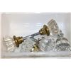 Image 1 : ANTIQUE CRYSTAL DOOR HANDLES